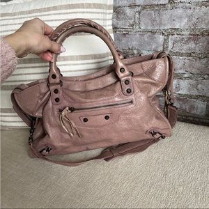 Balenciaga City Handbag Parme Mauve Dust Rose Color